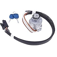 ZTUOAUMA Ignition Switch 81864288 F0NN11N501AA 1100-0962 for New Holland TS100 TS110 TS115 TS125A TS130A TS135A TS6000 TS6020 TS6030 TS90 Case IH Ford 6640 5640 8340 7840 7740 8260 8360 8560+ Series