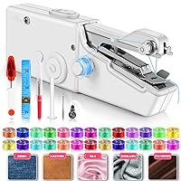 Gifts for Mothers Day Mini Sewing Machine Kit for Quick Repairs and Handicrafts - Gift for Mom, Lightweight and Easy to Use, Gifts for Grandma birthday Cordless Handheld Sewing Machine