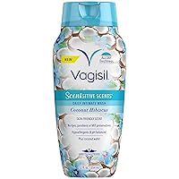 Feminine Wash for Intimate Area Hygiene, Scentsitive Scents, pH Balanced and Gynecologist Tested, Coconut Hibiscus, 12 oz (Pack of 1)