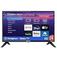 Roku TV - 24 Inch Smart TV, 720P LED HD TV with Wi-Fi Connectivity and Mobile App, Flat Screen TV Compatible with Apple Home Kit, Alexa and Google Assistant