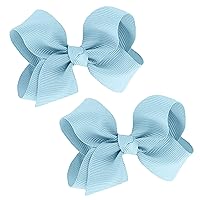 WD2U Baby Girls Set of 2 Small Grosgrain 3