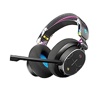 Skullcandy PLYR Multi-Platform Over-Ear Wireless Gaming Headset, Enhanced Sound Perception, 24 Hr Battery, AI Microphone, Works with Xbox Playstation and PC - Black