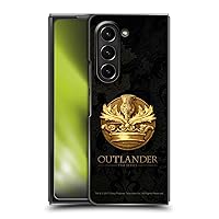 Head Case Designs Officially Licensed Outlander Scotland Thistle Seals and Icons Hard Back Case Compatible with Samsung Galaxy Z Fold5