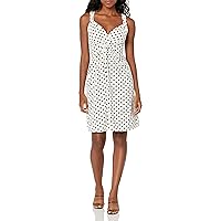 Star Vixen Women's Sleeveless Knot-Front Surplice Dress