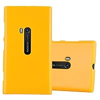 Case Compatible with Nokia Lumia 920 in Jelly Yellow - Shockproof and Scratch Resistant TPU Silicone Cover - Ultra Slim Protective Gel Shell Bumper Back Skin