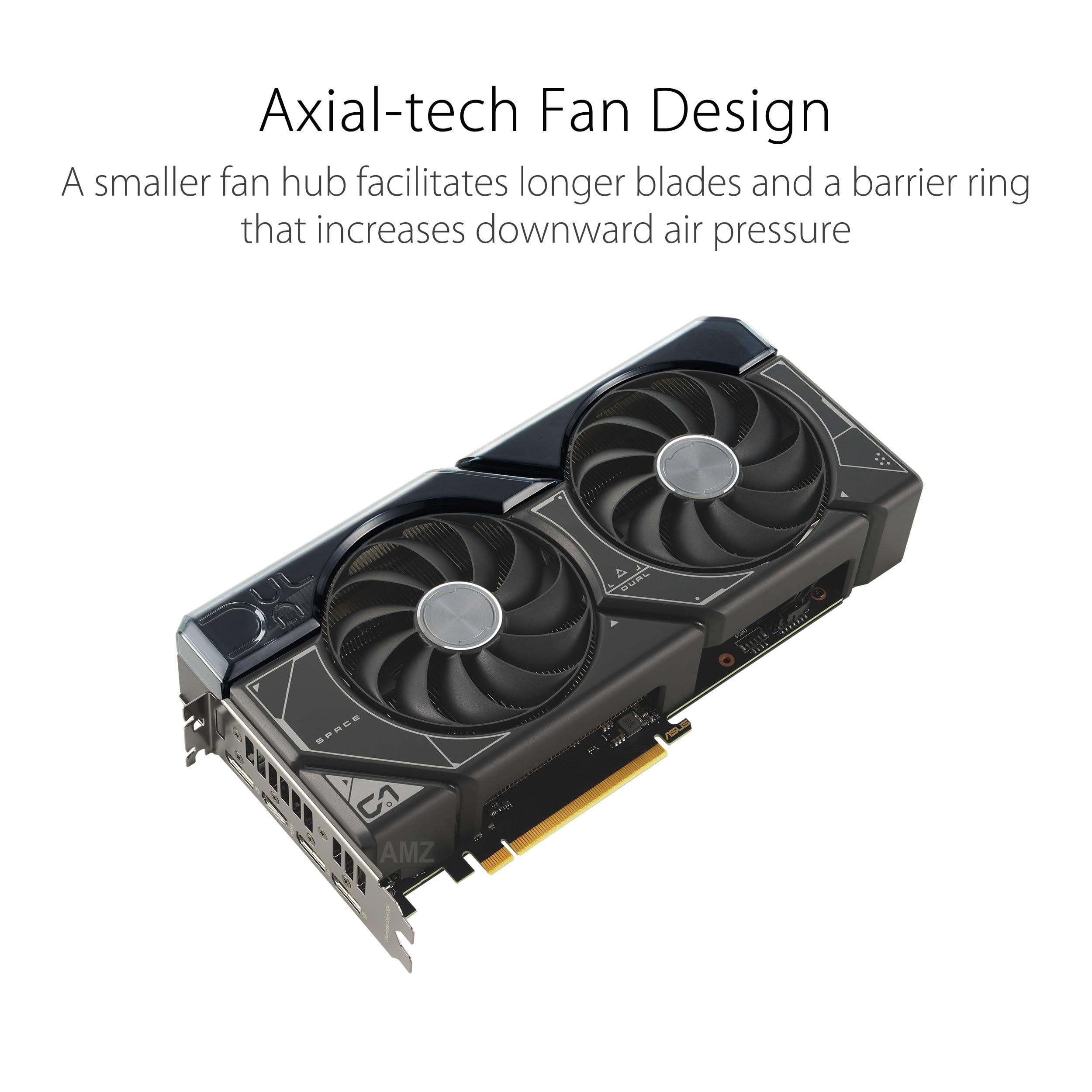 ASUS Dual GeForce RTX 4070 Super OC Edition Graphics Card (PCIe 4.0, 12GB GDDR6X, DLSS 3, HDMI 2.1, DisplayPort 1.4a, 2.56-Slot Design, Axial-tech Fan Design, Auto-Extreme Technology, and More)