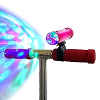 LED Disco Scooter Light - Perfect Scooter Accessories for Kids & Adults - Red/White/Blue LED Scooter Lights for Night Riding - Scooter Accessory, Stocking Stuffer for Kids (Pink)