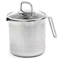 Norpro KRONA 12 Cup Multi Pot with Straining Lid, Stainless Steel