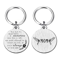 Memorial Gifts for Loss of Mother Mom, Sympathy Keychain for Loss of Mom, Bereavement Memory Mom Present