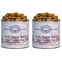 Blue Crab Bay Co. Crab House Nuts - 12 Oz Tin (Pack of 2)