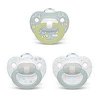Orthodontic Pacifier Value Pack, Boy, 0-6 Months, 3 Count (Pack of 1)