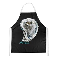 Caroline's Treasures MW1249APRON Lucky Oyster Apron Cooking Kitchen Server Baking Crafts Gardening for Adult Women Men, Unisex, Large, Multicolor
