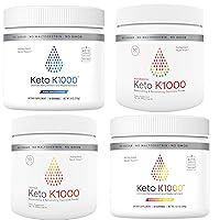 Hi-Lyte Keto K1000 Electoryle Powder 4 Pack Bundle | Hydration Supplement Drink Mix | No Maltodextrin or Sugar | Boost Enerergy & Beat Leg Cramps