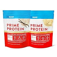 Equip Foods Prime Protein Powder Vanilla & Prime Protein Powder Salted Caramel
