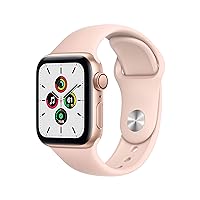 Apple Watch SE GPS + Cellular 40mm Gold Aluminum w Pink Sand Sport Band