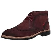 Marc Joseph New York Men's Leather Luxury Ankle Boot with Wingtip Detail