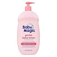 Baby Magic Baby Lotion With Original Baby Scent, Camellia Oil & Marshmallow Root, 30 Oz