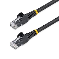 StarTech.com 6 ft. CAT6 Ethernet Cable - 10 Pack - ETL Verified - Black CAT6 Patch Cord - Snagless RJ45 Connectors - 24 AWG Copper Wire - UTP Ethernet Cable (N6PATCH6BK10PK)