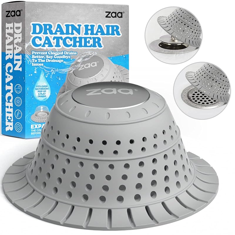 Water Drop Hair Catcher for Shower Drain | Tub Drain Protector