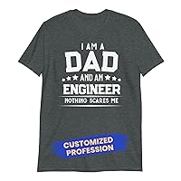Funny Custom T-Shirt for Dad As Father's Day Surprise Personalized Gift Mention His Occupation