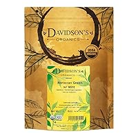 Davidson's Organics, Moroccan Green with Mint, Loose Leaf Tea, 16-Ounce Bag