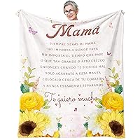 Regalos para Mamá, Regalos para Mamá Cumpleaños, Birthday Gifts for Mom in Spanish, Mexican Mom Gifts, Spanish Gift for Mom, Regalos Bonitos para Mamá Throw Blanket 60