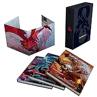 Dungeons & Dragons Core Rulebooks Gift Set (Special Foil Covers Edition with Slipcase, Player's Handbook, Dungeon Master's Guide, Monster Manual, DM Screen) Dungeons & Dragons Core Rulebooks Gift Set (Special Foil Covers Edition with Slipcase, Player's Handbook, Dungeon Master's Guide, Monster Manual, DM Screen) Hardcover
