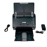 Epson ES-400 Duplex Desktop Color Document Scanner, Bundle with AC Adapter