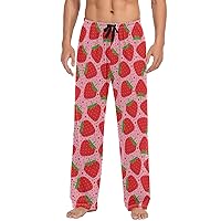 ALAZA Men's Leopard Bananas and Pineapples Sleep Pajama Pant