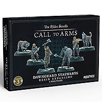 Modiphius Entertainment The Elder Scrolls: Call to Arms - Dawnguard Stalwarts - 6 Unpainted Resin Figures (MUH0330306)