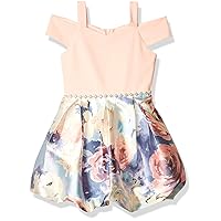 Speechless Girls' Off The Shoulder Bubble Skirt Party Dress