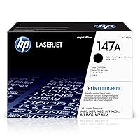 HP 147A Black Toner Cartridge | Works with HP LaserJet Enterprise M610, M611, M612 Series, HP LaserJet Enterprise MFP M634, M635, M636 Series | W1470A