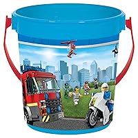 Lego City Blue Party Favor Container - (4.9