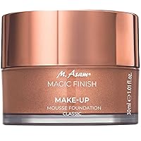 M. Asam Magic Finish Make-Up Mousse (1.01 Fl Oz) – 4in1 Primer, Foundation, Concealer & Powder With Buildable Coverage, Hides Redness And Dark Spots, Vegan, For Light To Medium Skin Tones