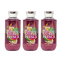 Hibiscus Guava Fresca - Pack of 3 - Shea & Vitamin E Shower Gel Bundle - 10 fl oz / 295 mL each Bath & Body Works Hibiscus Guava Fresca - Pack of 3 - Shea & Vitamin E Shower Gel Bundle - 10 fl oz / 295 mL each