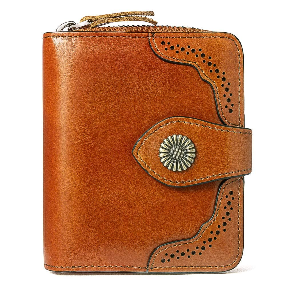 BOSTANTEN Leather Briefcase for Women bundle with BOSTANTEN Leather Wallets for Women
