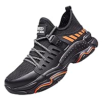 Breathable Lightweight Men's Labor Insurance Shoes Steel clad Toe Anti-Smashing and Anti-Puncture Safety and wear-Resistant Work Shoes