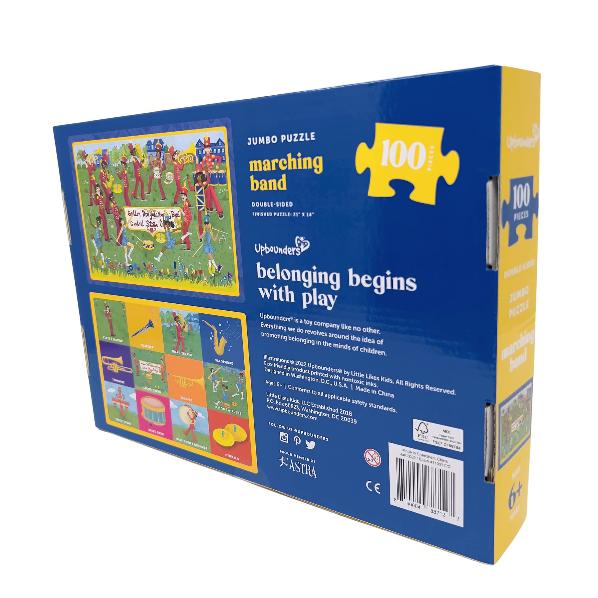 Upbounders: Marching Band - 2-Sided 100 pc Puzzle & Activity