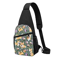 BREAUX Cow Fur Print Crossbody Chest Bag, Casual Backpack, Small Satchel, Multi-Functional Travel Hiking Backpacks