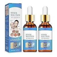 2pcs Botox Stock Solution Facial Serum, Plump Skin Anti Aging Serum For Women, Botox Serum for Face, Reduce Fine Lines, Boost Skin Collagen Essence