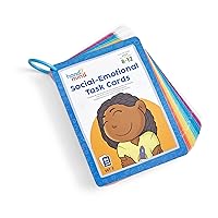 hand2mind Social Emotional Task Cards for Ages 8+, Social Emotional Learning Activities, Calm Down Corner, Play Therapy Toys for Counselors, SEL Games, Educational Card Games, Feelings Flash Cards