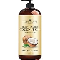 Fractionated Coconut Oil - 16 Fl Oz - 100% Pure and Natural - Premium Grade Oil for Skin and Hair - Carrier Oil - Hair and Body Oil - Massage Oil - Hair Tonic