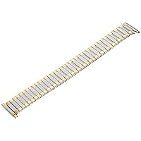 Timex Men's Q7B744 Two-Tone Stainless Steel Expansion 16-20mm Replacement Watchband
