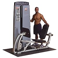Body-Solid DCLP-SF Pro Clubline Pro Dual Adjustable Leg and Calf Press Machine, Exercise Machines for Home and Commercial Gyms, Lower Body Workout