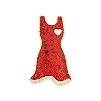 PinMart Heart Disease Awareness Enamel Lapel Pin – Nickel Plated Red Ribbon Pin – Support Heart Health – Jewelry Brooch Pin with Secure Clutch Back