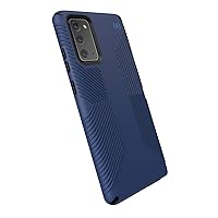 Speck Products Presidio2 Grip Samsung Note20 Case, Coastal Blue/Black/Storm Blue (138598-9128)