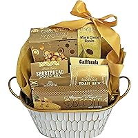 Gifts Fulfilled Sorry For Your Loss Gourmet Sympathy Gift Basket to Send Condolences for the Loss of a Loved One with a variety of Cookies, Nuts, Popcorn and Pretzels