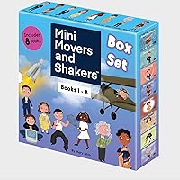 Mini Movers and Shakers 8 Book Box Set (Books 1-8: Elon Musk, Anne Frank, Serena Williams, Steve Jobs, Albert Einstein, Indra Nooyi, Amelia Earhart, Bruce Lee)