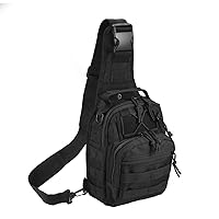 Tactical Shoulder Bag,1000D Outdoor Military Sling Daypack Backpack