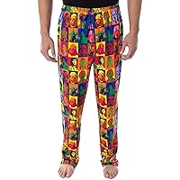 Star Wars Pajamas Men's Warhol Pop Art Characters Square Design Loungewear Sleep Pajama Pants